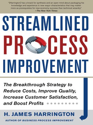 cover image of Streamlined Process Improvement